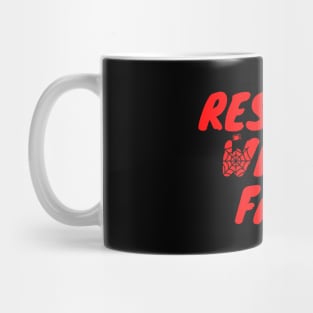 Resting Witch Face Halloween Mug